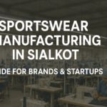 sportswear manufacturer Pakistan producing bulk custom sportswear for European brands